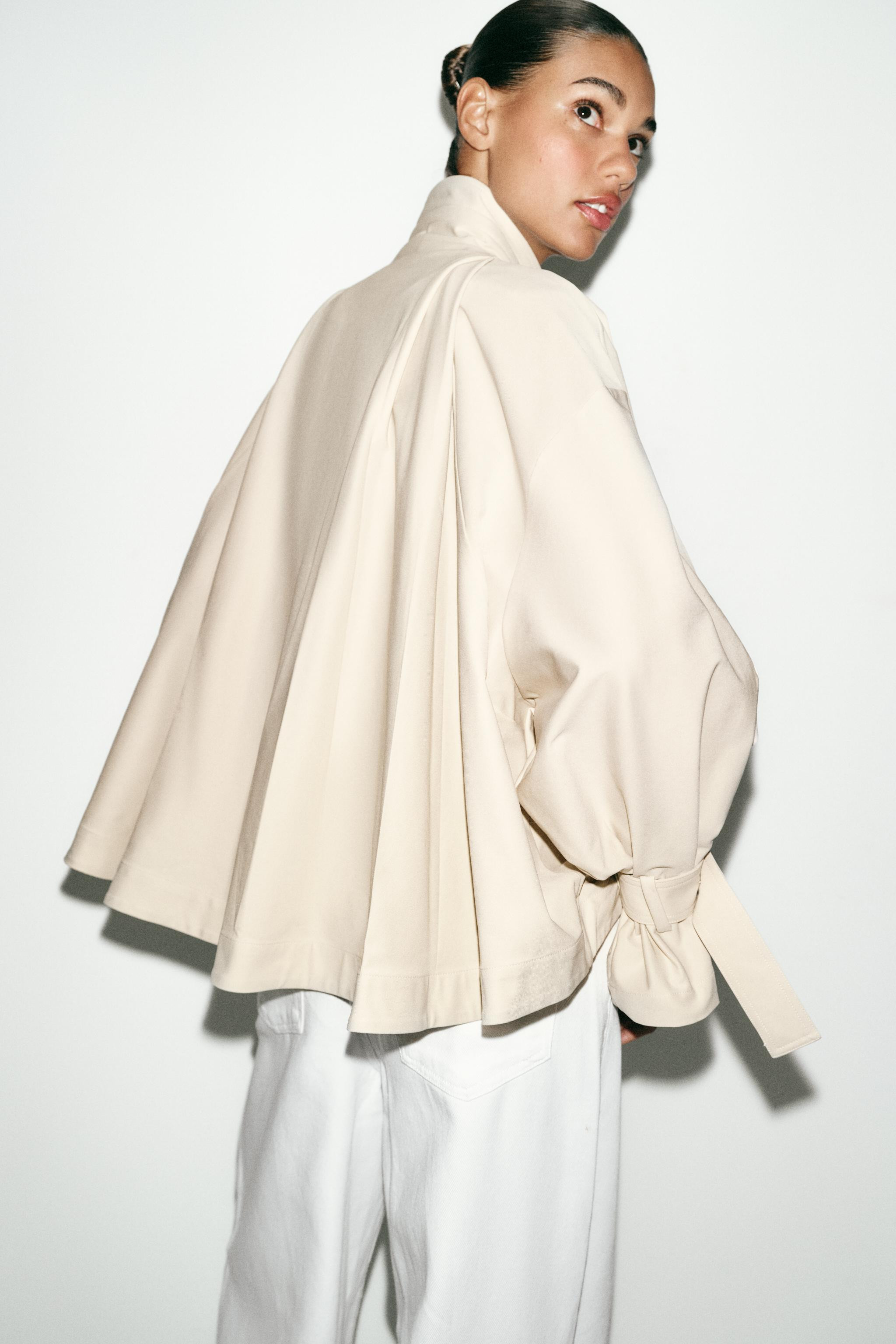 FLUID HIGH NECK JACKET | Zara US