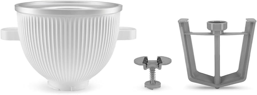 KitchenAid Ice Cream Maker Attachment for Stand Mixer, 2 Quart, KSMICM, White | Amazon (US)