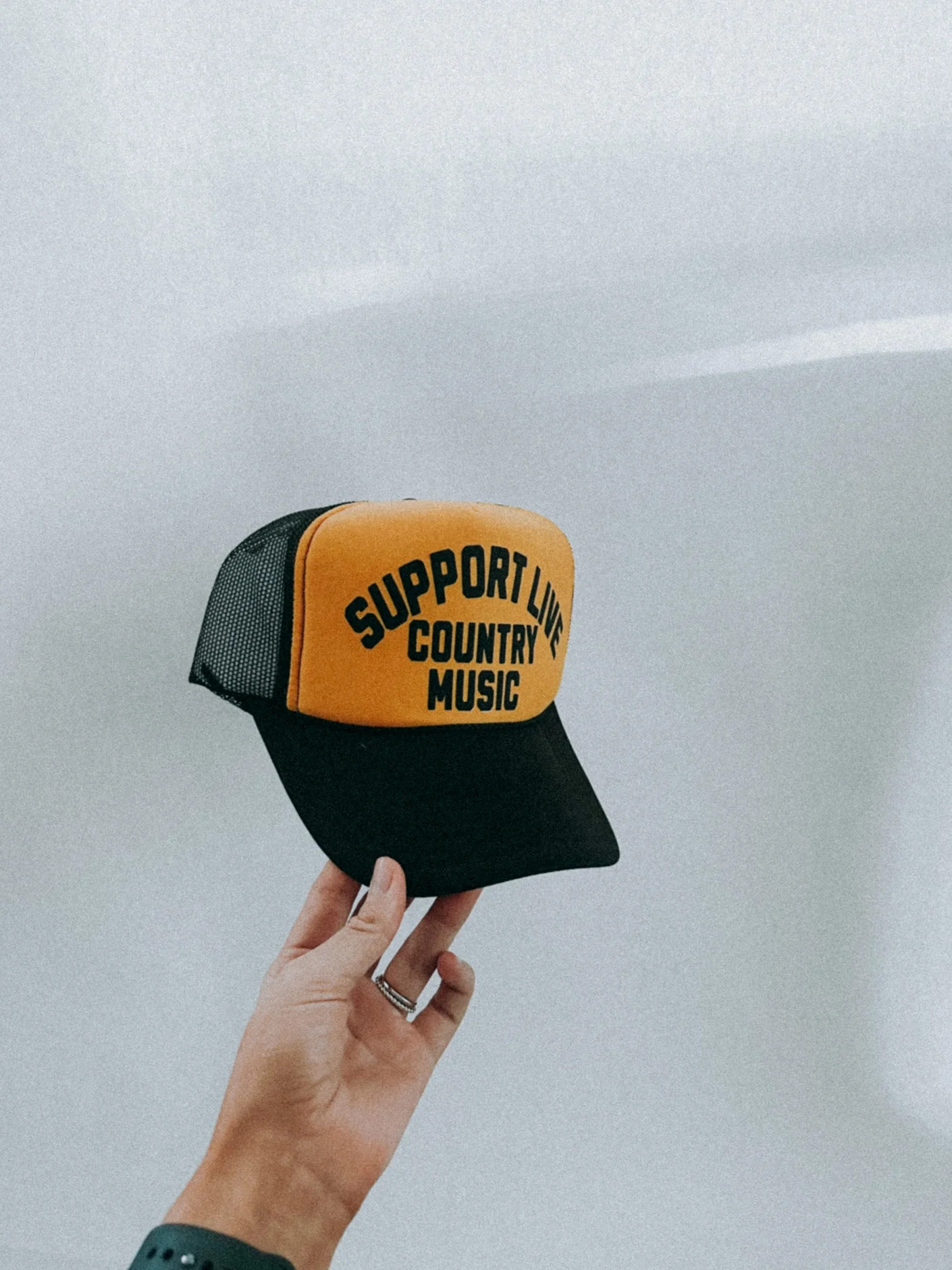 Support Live Country Music Trucker Hat | Dani Morgan's Boutique