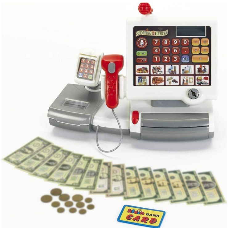 Theo Klein Electronic Interactive Pretend Toy Grocery Store Cash Register with Cash Currency and ... | Target