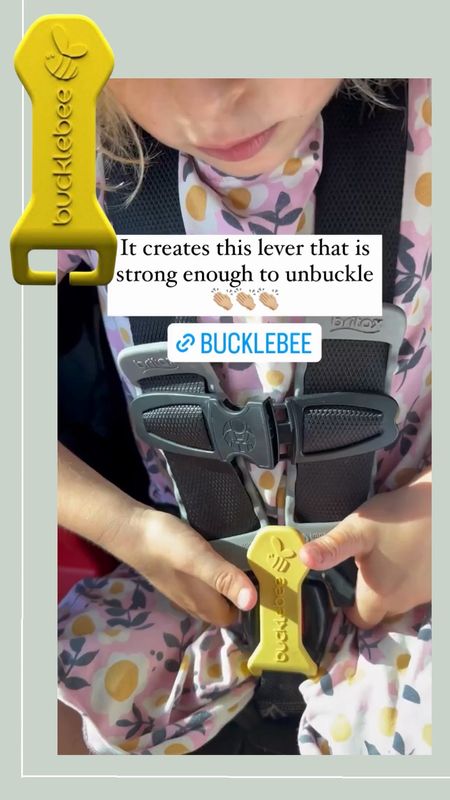 Car seat accessory that helps kids (that are old enough) unbuckle their car seat all by themselves 

#LTKkids #LTKunder50