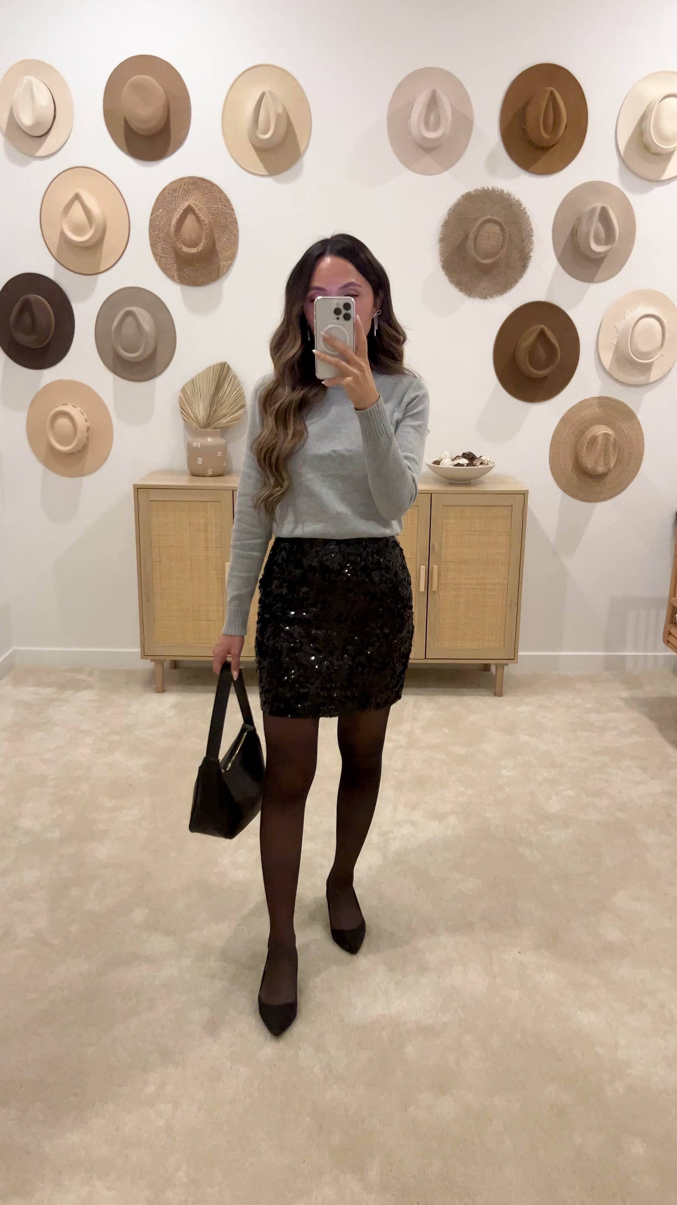 Holiday party outfit, Holiday party outfits, holiday outfit, holiday outfits, Christmas party outfit, Christmas party outfits, New Years Eve outfit, New Years Eve outfits, NYE outfit, NYE outfits, New Years Eve party outfit, New Years Eve party outfits, NYE party outfit, NYE party outfit, sequin skirt, sequin mini skirt, skirt with tights outfit, kitten heels, rhinestone bow earrings, sweater, winter sweater, holiday party accessories, Amazon fashion, neutral outfit, neutral fashion, neutral style, minimalist outfit, minimalist fashion, minimalist style 

#LTKStyleTip #LTKParties #LTKShoeCrush #LTKFindsUnder100 #LTKItBag #LTKHoliday #LTKSaleAlert #LTKSeasonal #LTKFindsUnder50 #LTKWatchNow