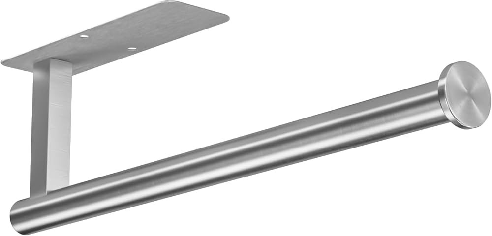 ASTOFLI Wall Mount Paper Towel Holder, Sturdy Under Cabinet Paper Towel Holder Wall Mount, Stainl... | Amazon (US)