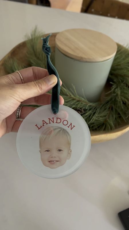 Personalized ornaments! I add my own velvet ribbon 🎄 they also have personalized mugs, tumblers and more. 

gift idea, personalized gifts, gift guides 

#LTKHoliday #LTKGiftGuide #LTKVideo