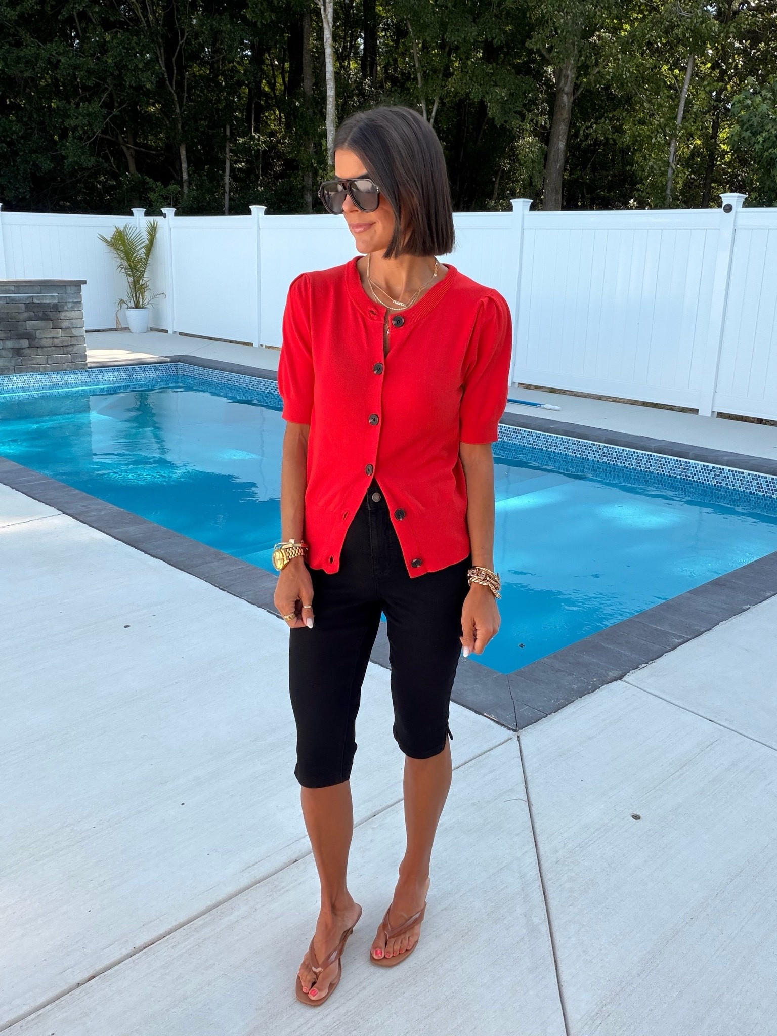 New Walmart cardigan! Size xs in cardigan, size 0 in capris, shoes tts

#LTKootd #LTKSeasonal #LTKmomlife