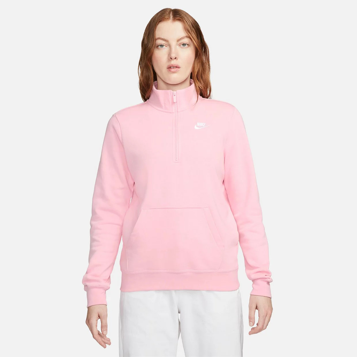 Women's Nike Sportswear Club Fleece Quarter-Zip Sweatshirt | Kohl's