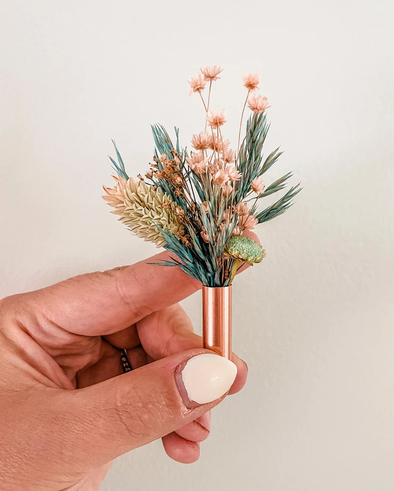 Dollhouse Floral Arrangement, Miniature Flower Vase, Dollhouse Vase of Flowers, Mini Flower Arran... | Etsy (US)