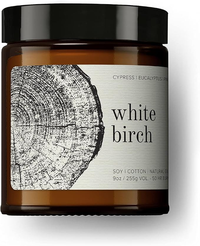 Broken Top - White Birch|9 oz. Cyprus, Eucalyptus & Pine. Pure Soy Wax Candle. 50-Hour Burn Time.... | Amazon (US)