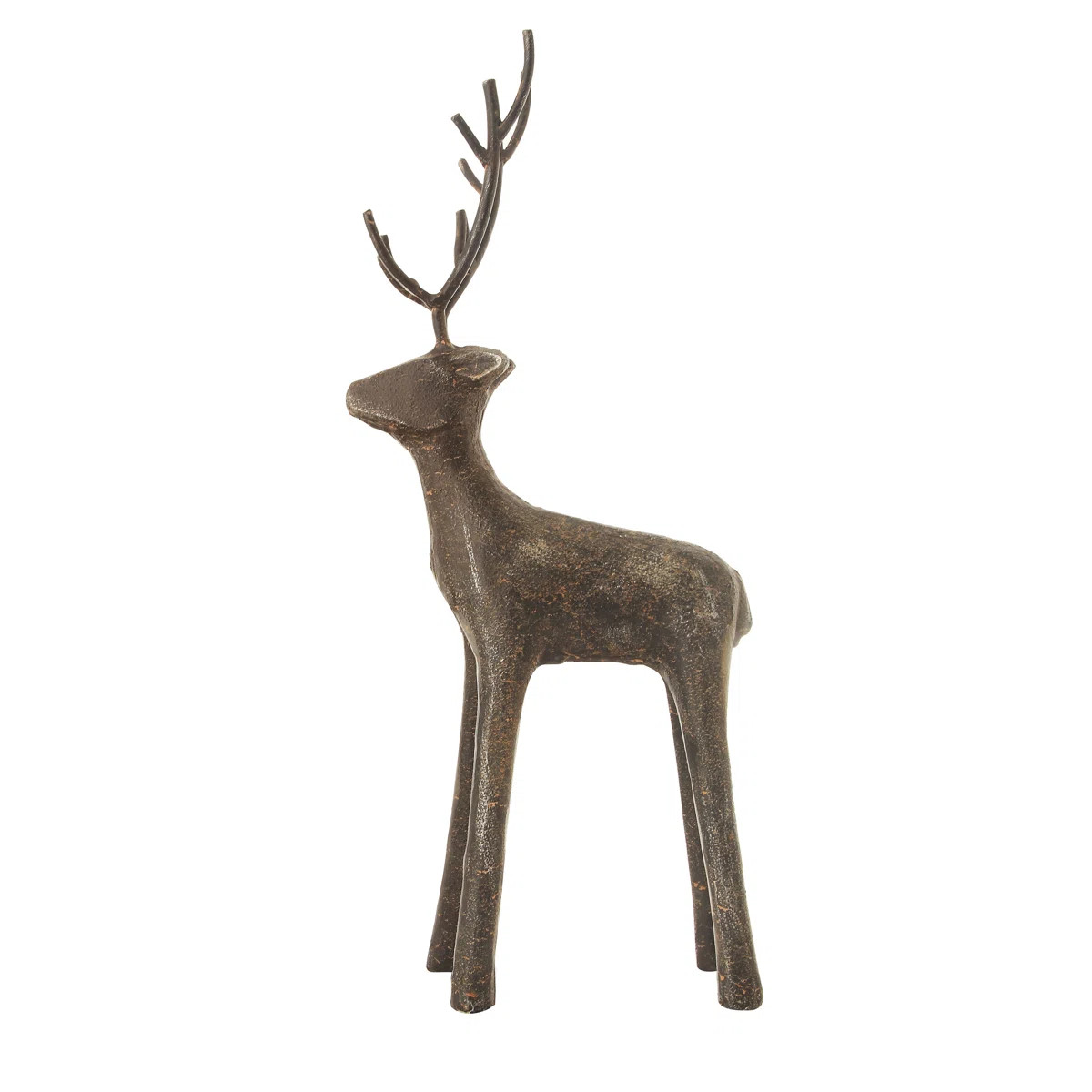 The Holiday Aisle® Cast Iron Standing Deer & Reviews | Wayfair | Wayfair North America