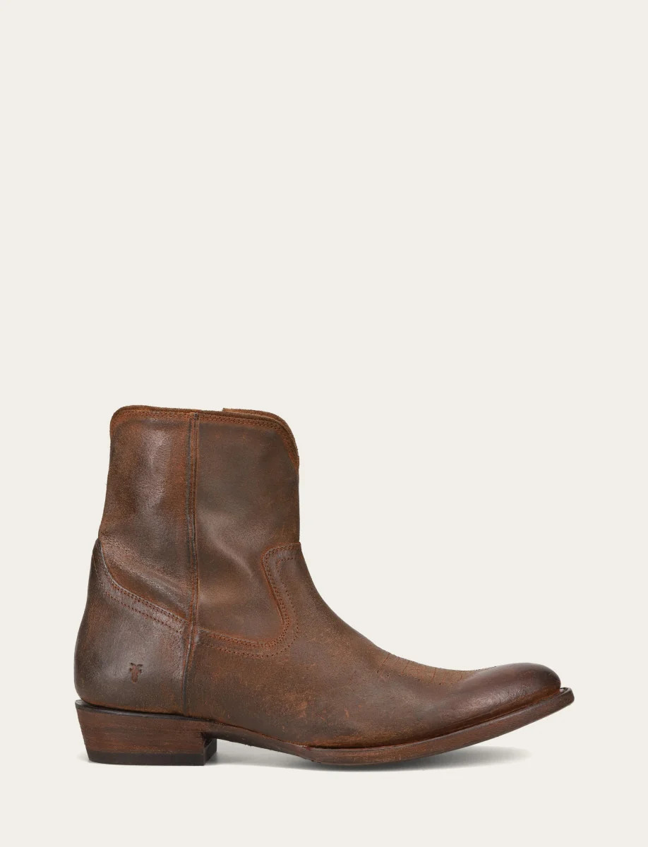 Men's Brown Austin Inside Zip Boots | The Frye Company | FRYE
