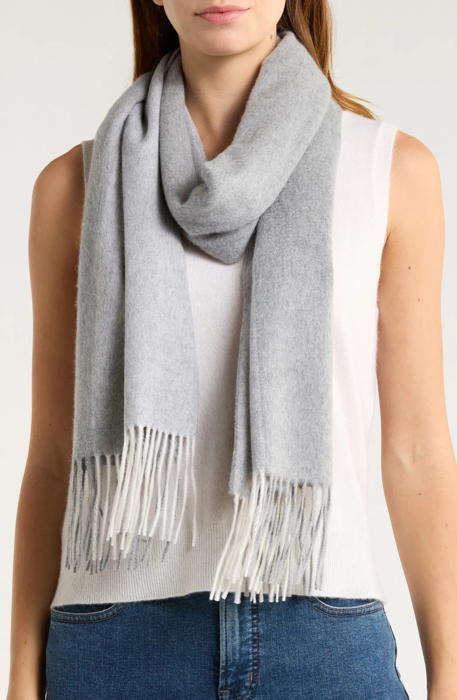 Colorblock Cashmere Scarf | Nordstrom