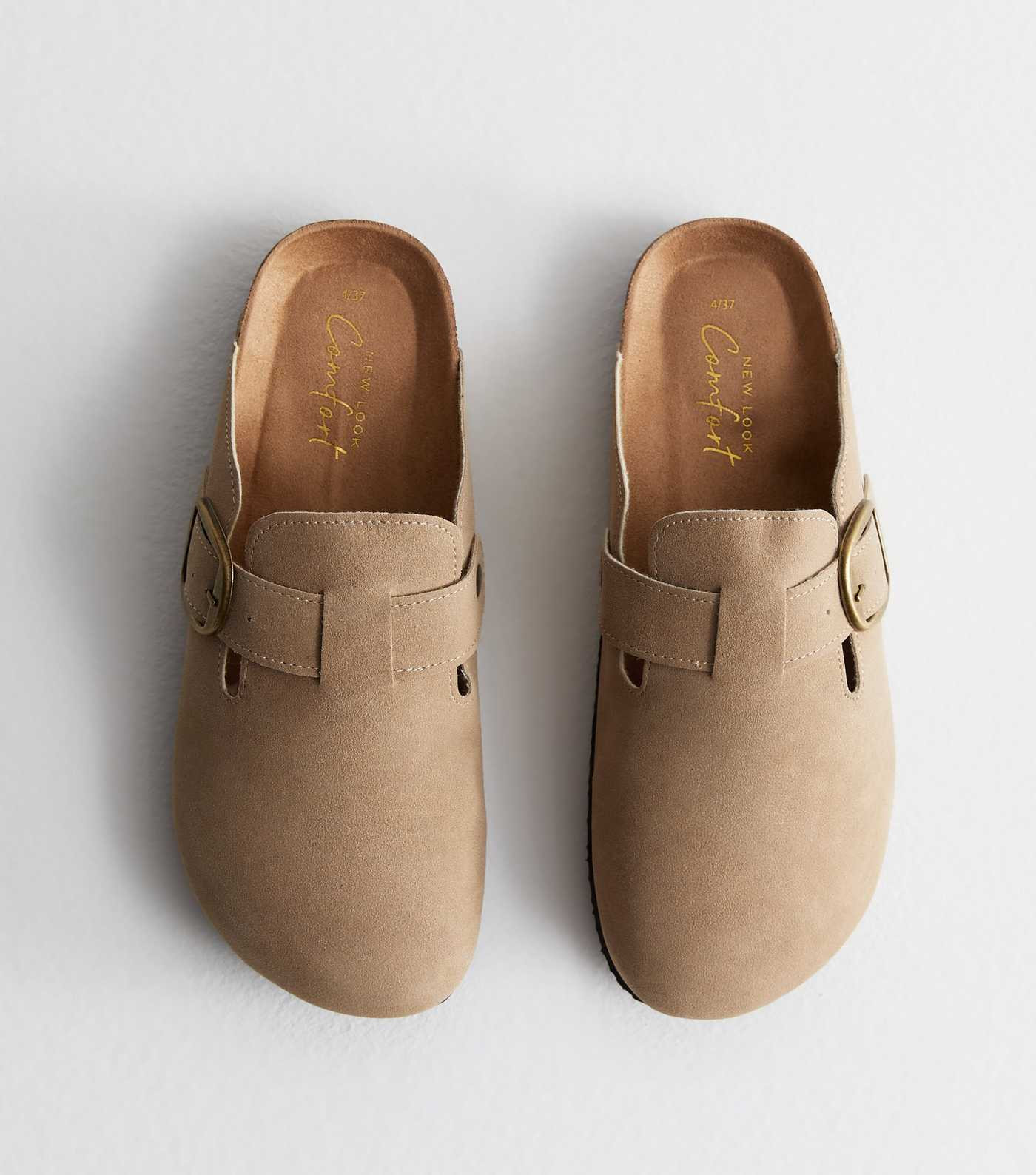 Sand Suedette Mules | New Look | New Look (UK)