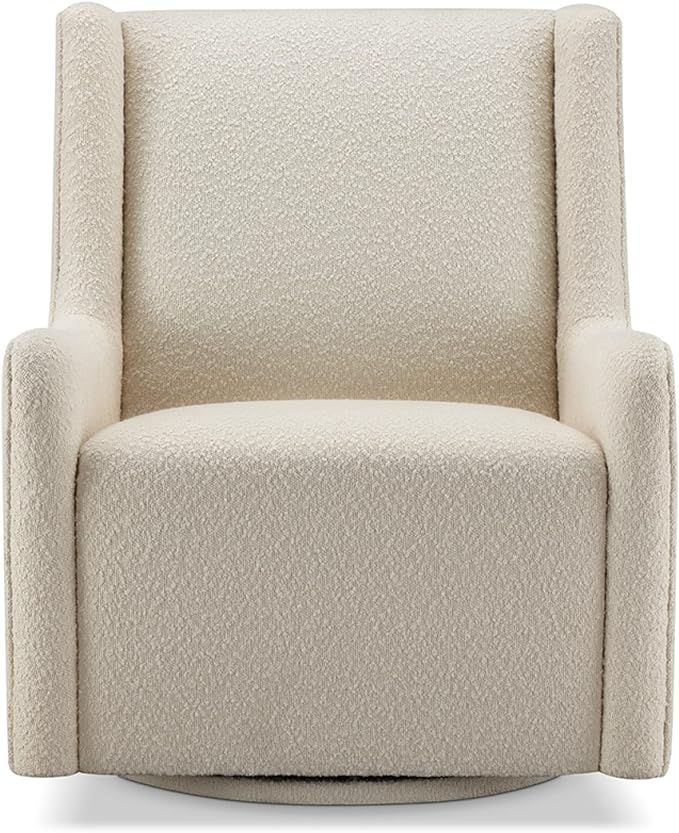 CHERS Serena Rotating Glider Swivel Accent Chair, Boucle Fabric Club Armchair with Backrest for L... | Amazon (US)