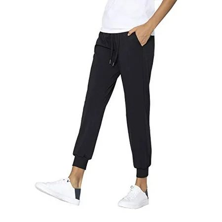 AJISAI Women?s Joggers Pants Drawstring Running Sweatpants with Pockets Lounge Wear Black S | Walmart (US)