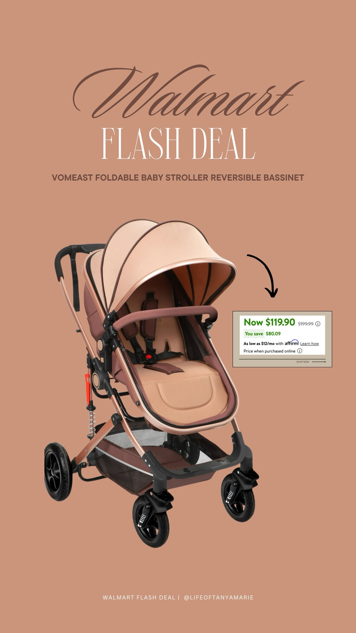 Walmart Flash Deal: foldable baby stroller

#LTKBaby #LTKFamily #LTKSaleAlert