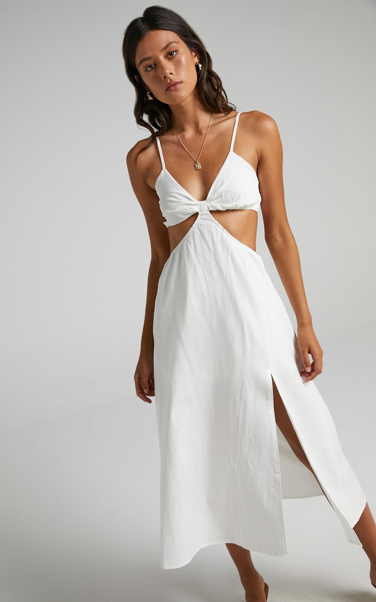 Melyssa Dress in White | Showpo - deactived