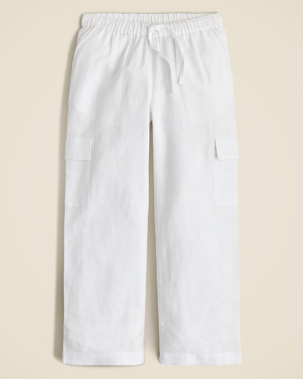 Girls' soleil cargo pant in linen blend | J. Crew US