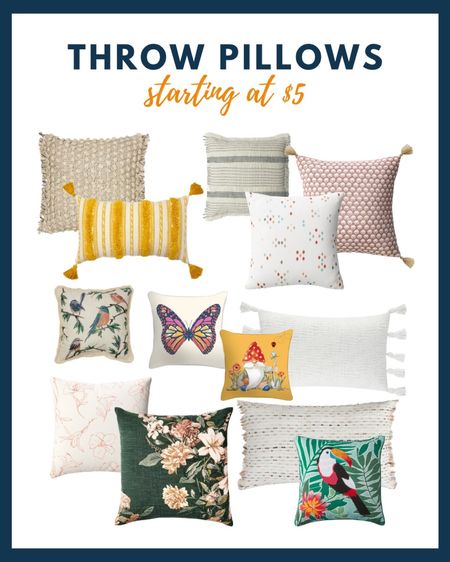 Both Target and Walmart have the most adorable throw pillows to make your home cozy! @target @walmart #LTKSpringSale

#LTKfindsunder50 #LTKSeasonal