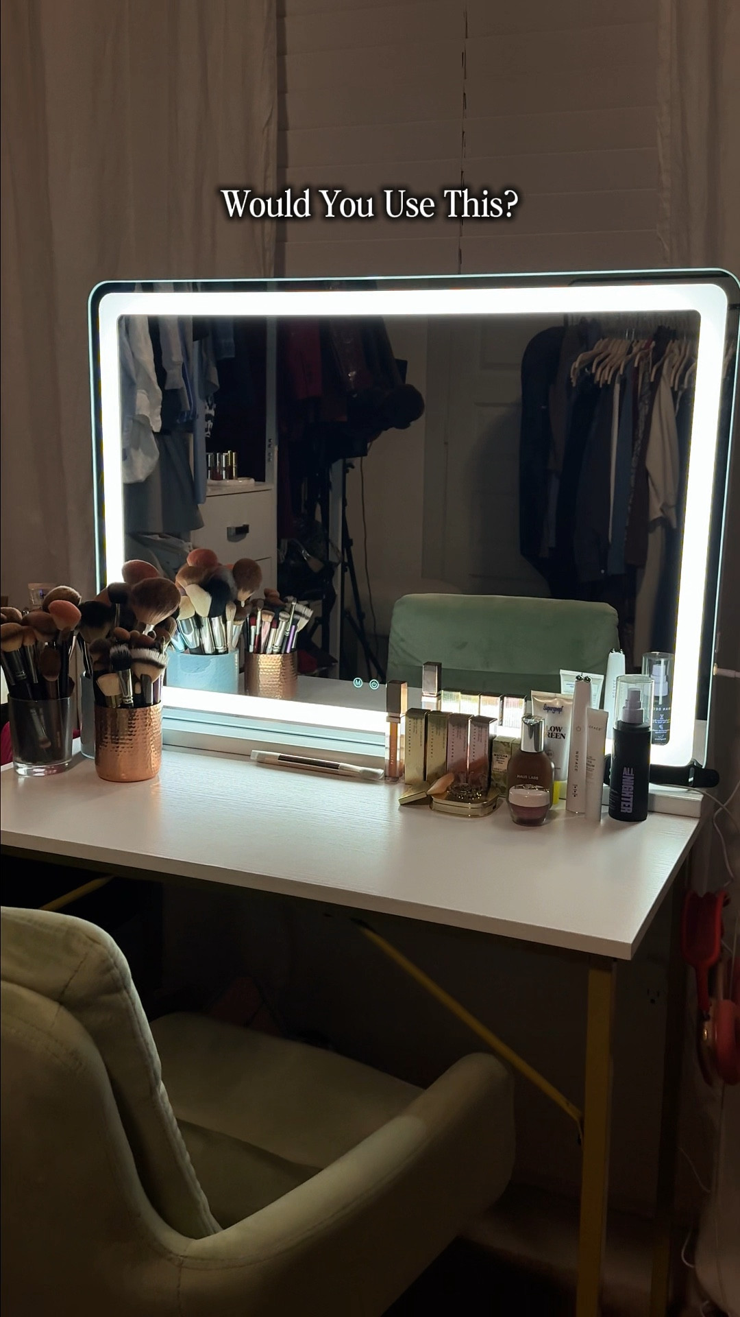 Found a really great LED Vanity Mirror from Wayfair! It’s in the size 22”x 32"