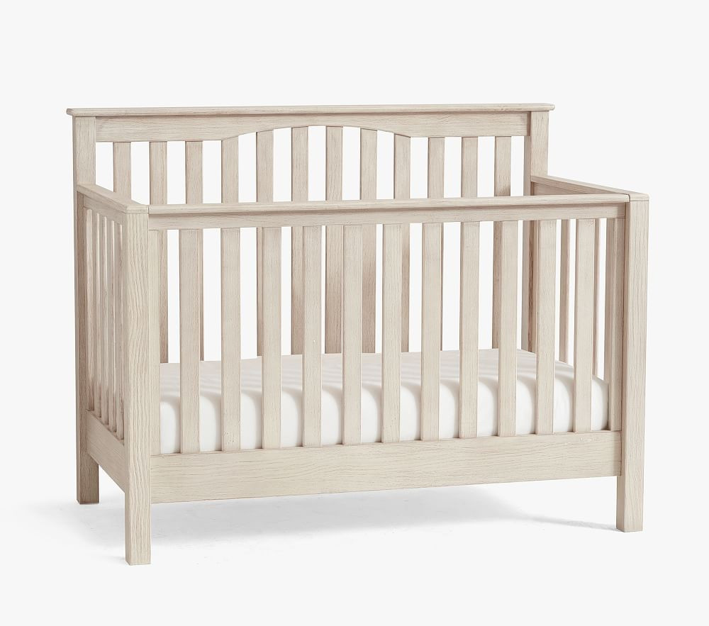 Kendall 4-in-1 Convertible Crib, Weathered White, In-Home Delivery | Pottery Barn Kids