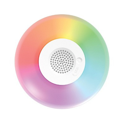 GEMS Light Up LED Portable Pool Speaker - White | Target