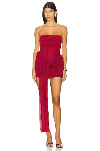 MISHA The Ember Mini Dress in Cherry from Revolve.com | Revolve Clothing (Global)