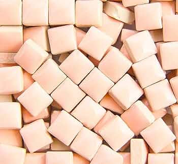 PINUO&KE 200 Pieces / 200 g Square Shapes 1x1 cm Square Ceramic Mosaic Mosaic Tiles for Crafts Gl... | Amazon (US)