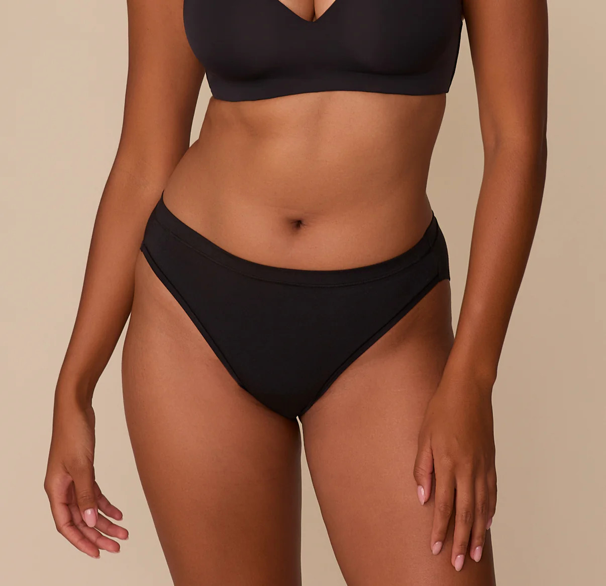 Cloud Cotton Logo French Cut Brief | Harper Wilde