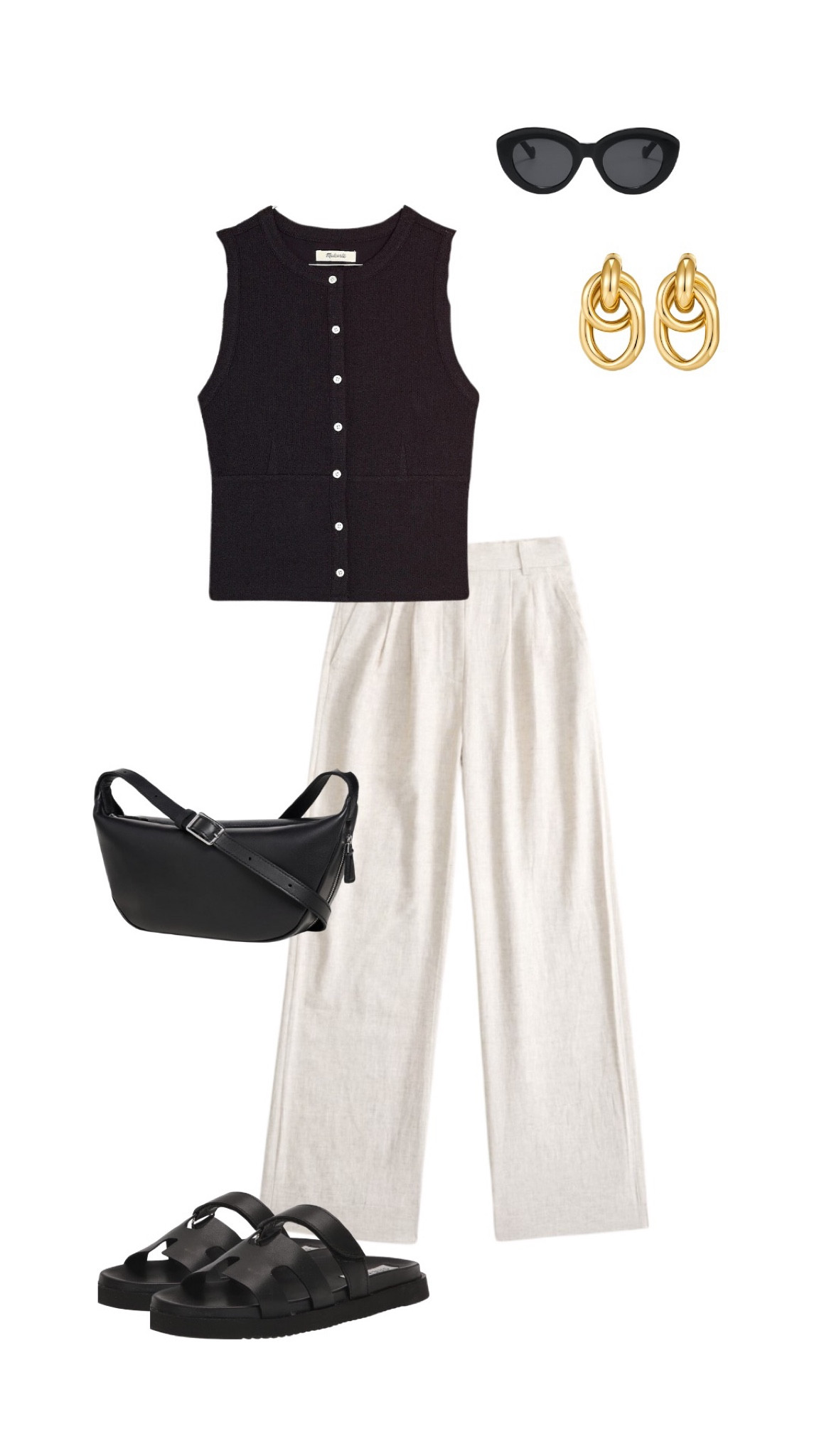 Casual summer outfit inspo! Linen pants, vest outfit, sandals

#LTKFindsUnder100 #LTKStyleTip #LTKShoeCrush