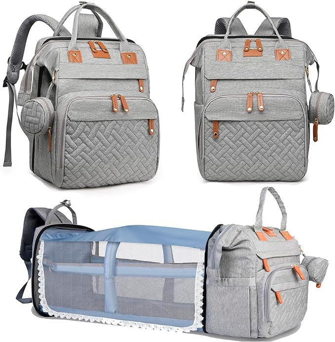 ComfortLifePlus Diaper Bag Backpack, Baby Bag, Diaper Bag with Changing Station, Diaper Changing ... | Amazon (US)