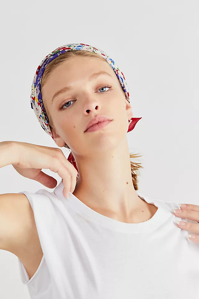 Quilted Star Print Bandana | Free People (Global - UK&FR Excluded)