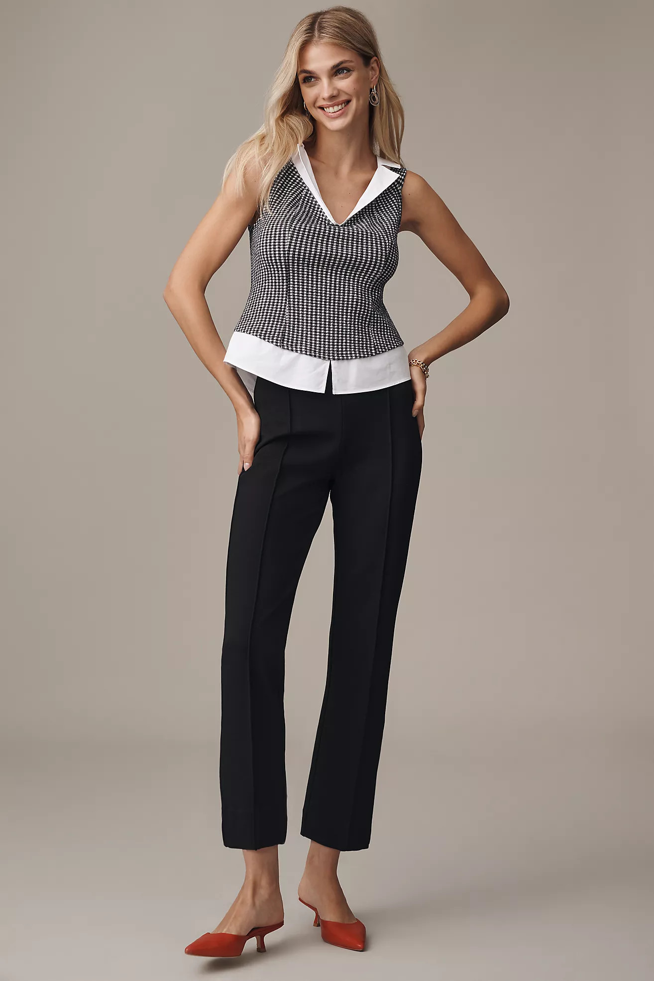 The Poppy Kick-Flare Pull-On Pants by Maeve | Anthropologie (US)