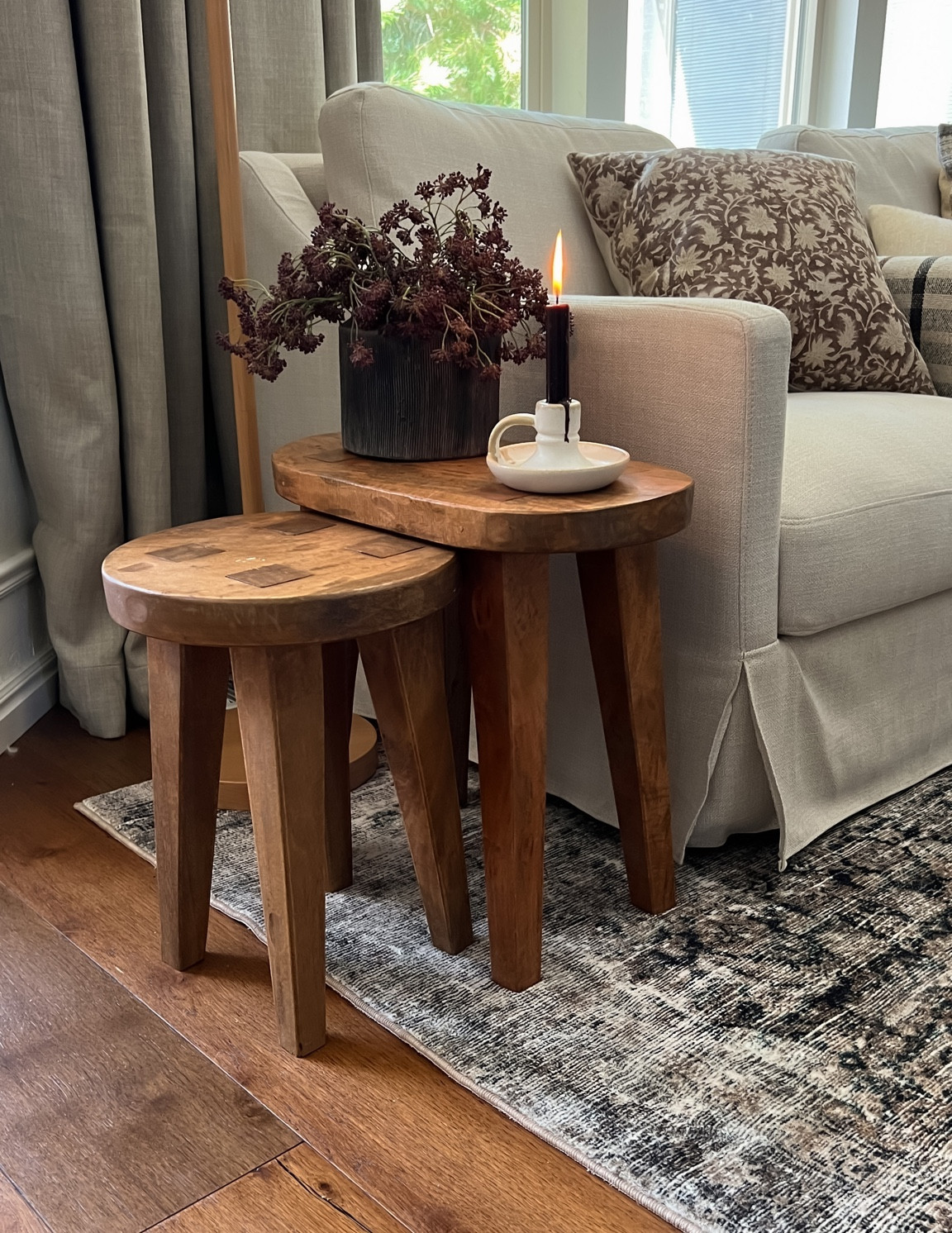 Woodland Carved Wood Accent Table … curated on LTK
