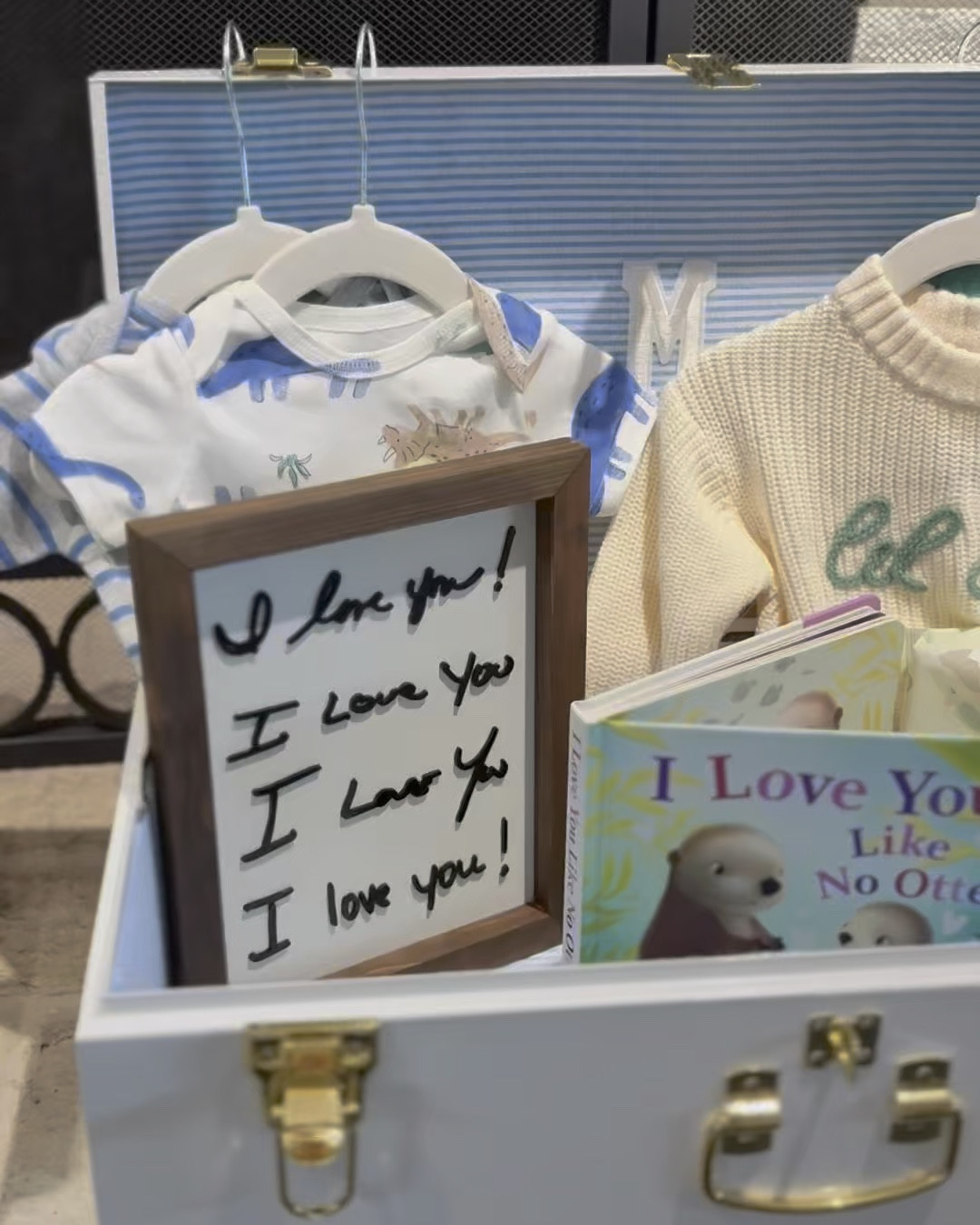  Made the sweetest keepsake for the baby shower—grandparents’ handwritten ‘I love yous’ 🥲💙🦋

#LTKKids #LTKBaby #LTKHome