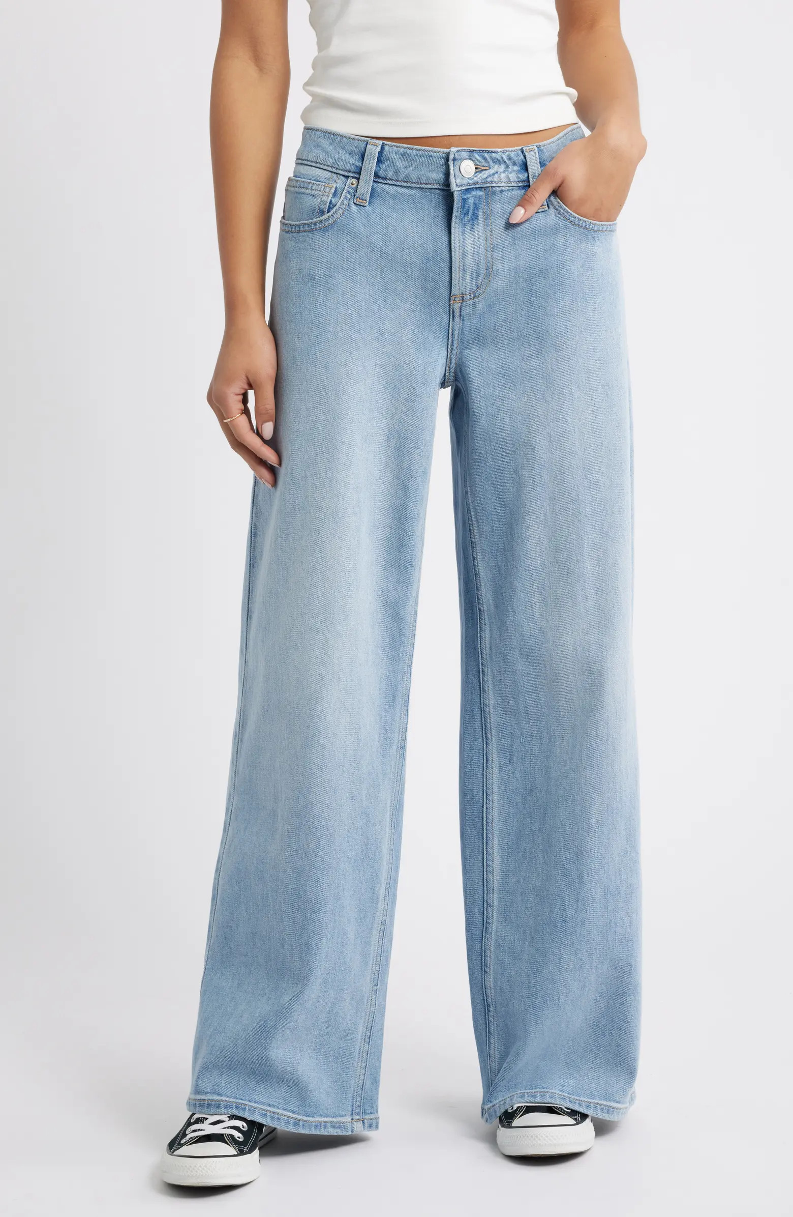 Low Rise Baggy Wide Leg Jeans | Nordstrom