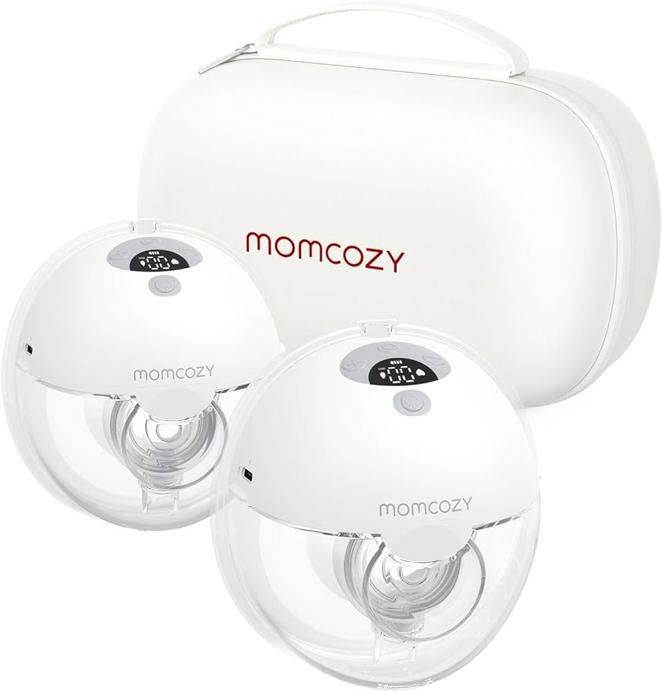 Momcozy Breast Pump Hands Free M5, Wearable Breast Pump of Baby Mouth Double-Sealed Flange with 3... | Amazon (US)