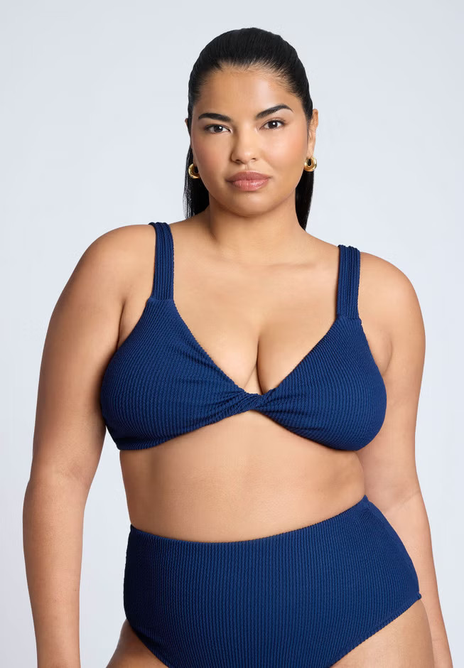 Textured Bikini Top | Eloquii