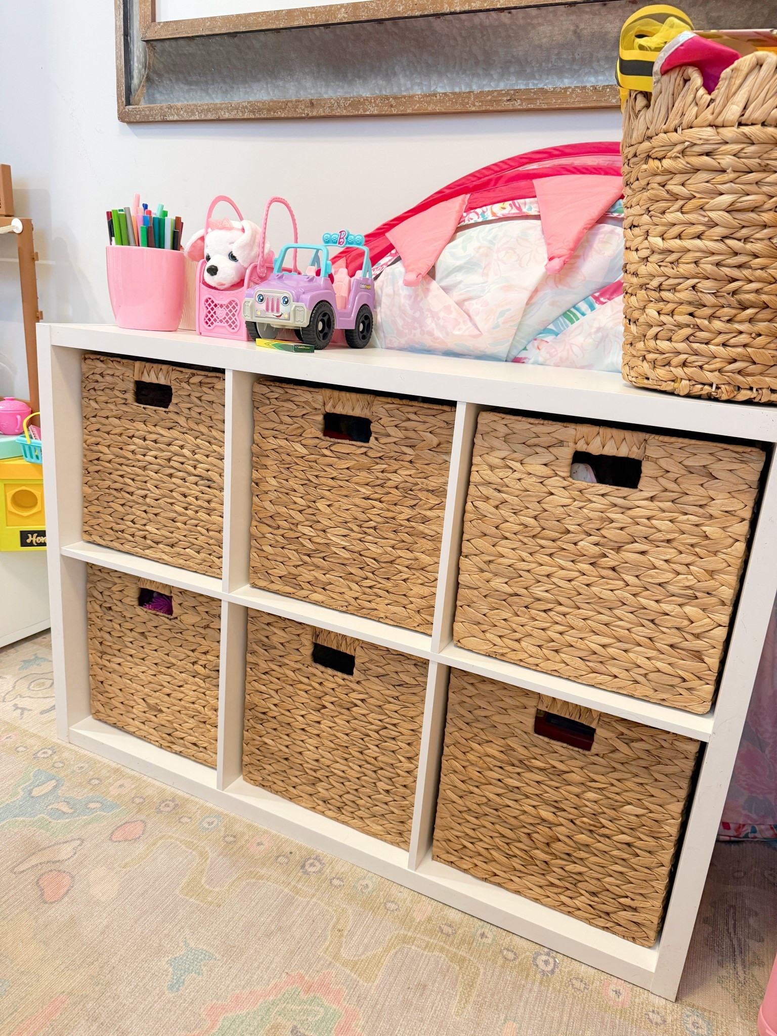 Desperate for more storage! I built this myself!!!! That means it’s easy! ;) love this so much for Claire’s playroom  

#LTKHome #LTKmomlife #LTKKids