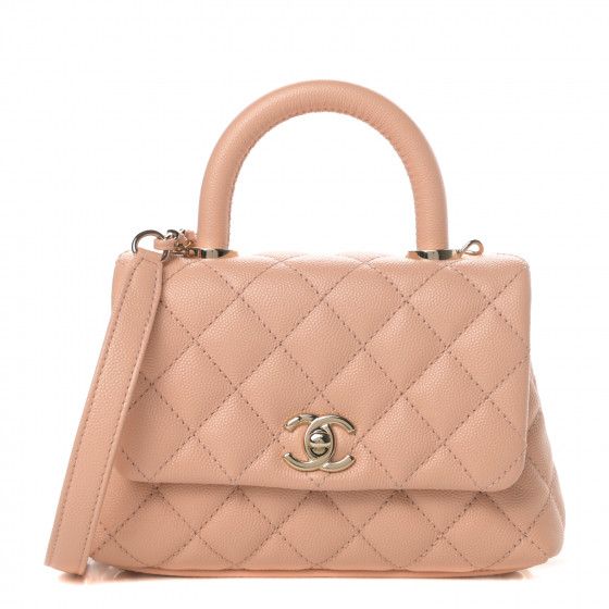 CHANEL

Caviar Quilted Extra Mini Coco Handle Flap Rose Clair | Fashionphile