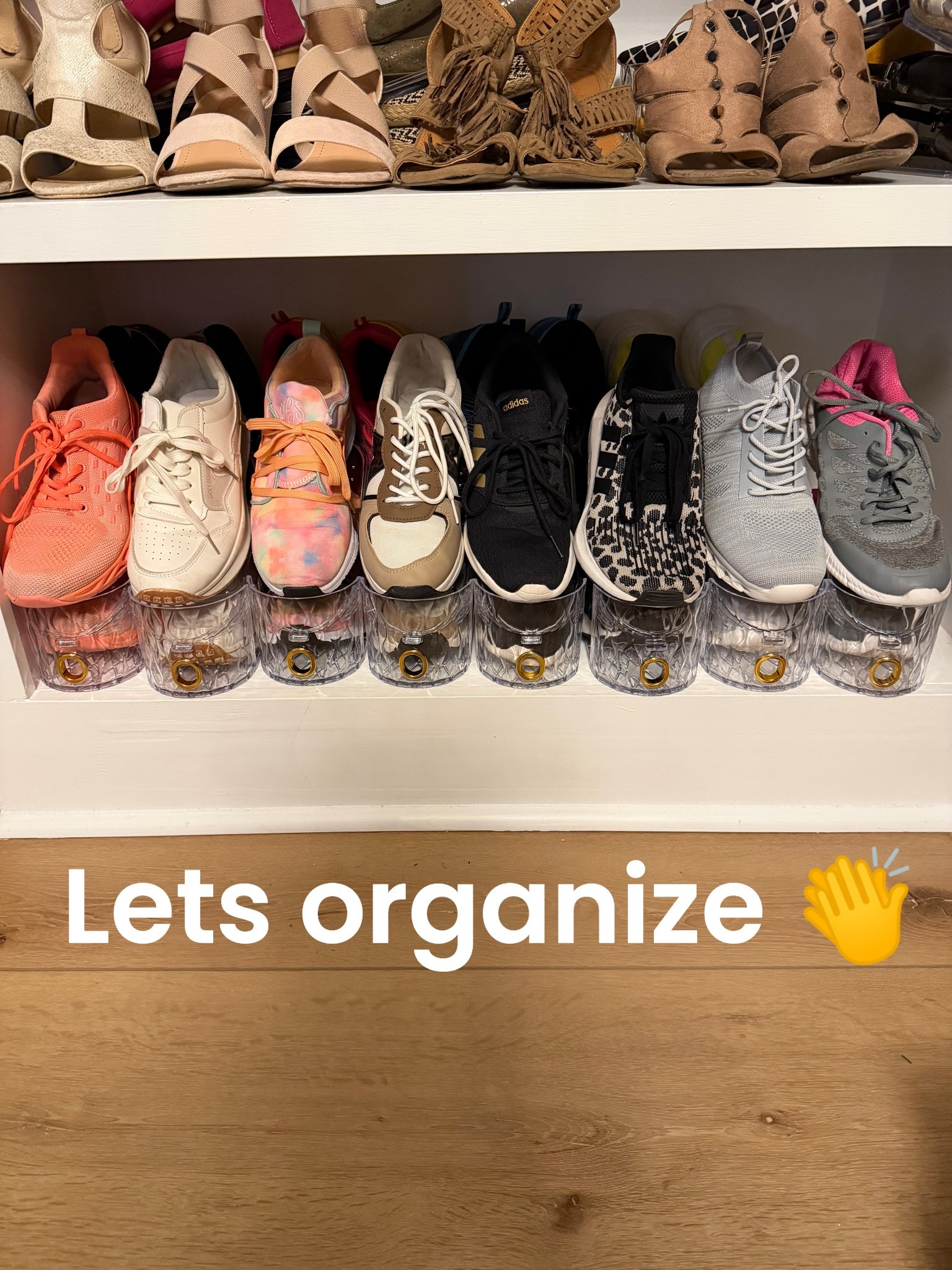 Organizing the shoes so I can pretend I have my life together 👟🙃
Let’s organize 👋

#LTKHoliday #LTKdayinmylife #LTKHome