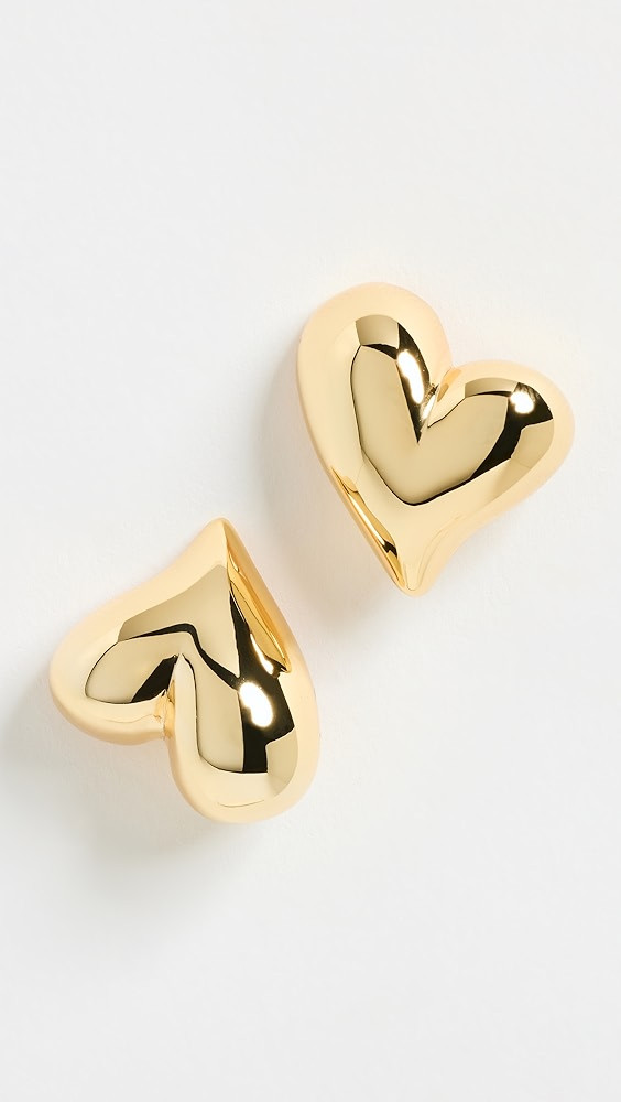 Art Heart Button Earrings | Shopbop