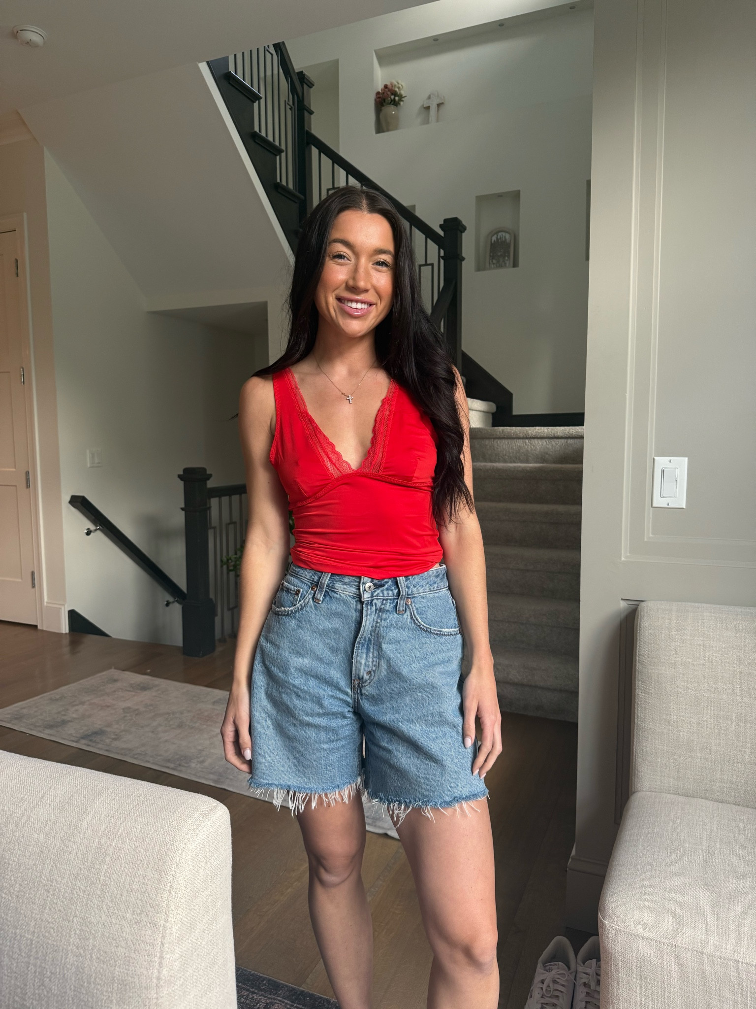 Love this top from @freepeople it’s the cutest color i love RED in the summer with a good tan! 

#LTKSummerEdit #LTKSeasonal #LTKStyleTip