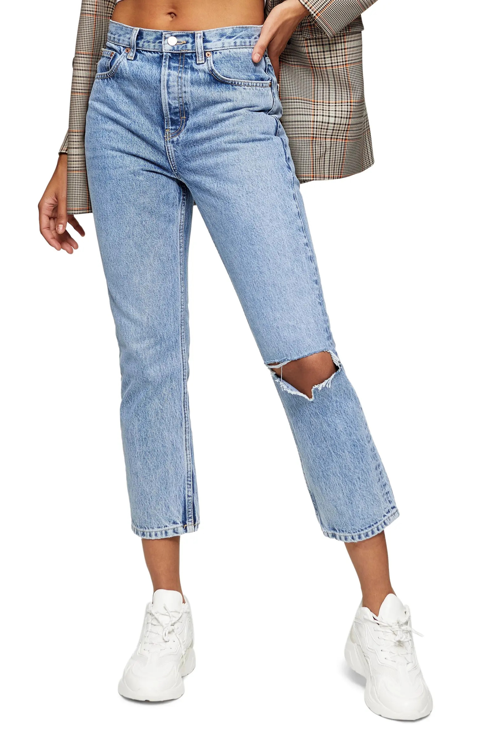Chicago Crop Slim Straight Jeans | Nordstrom