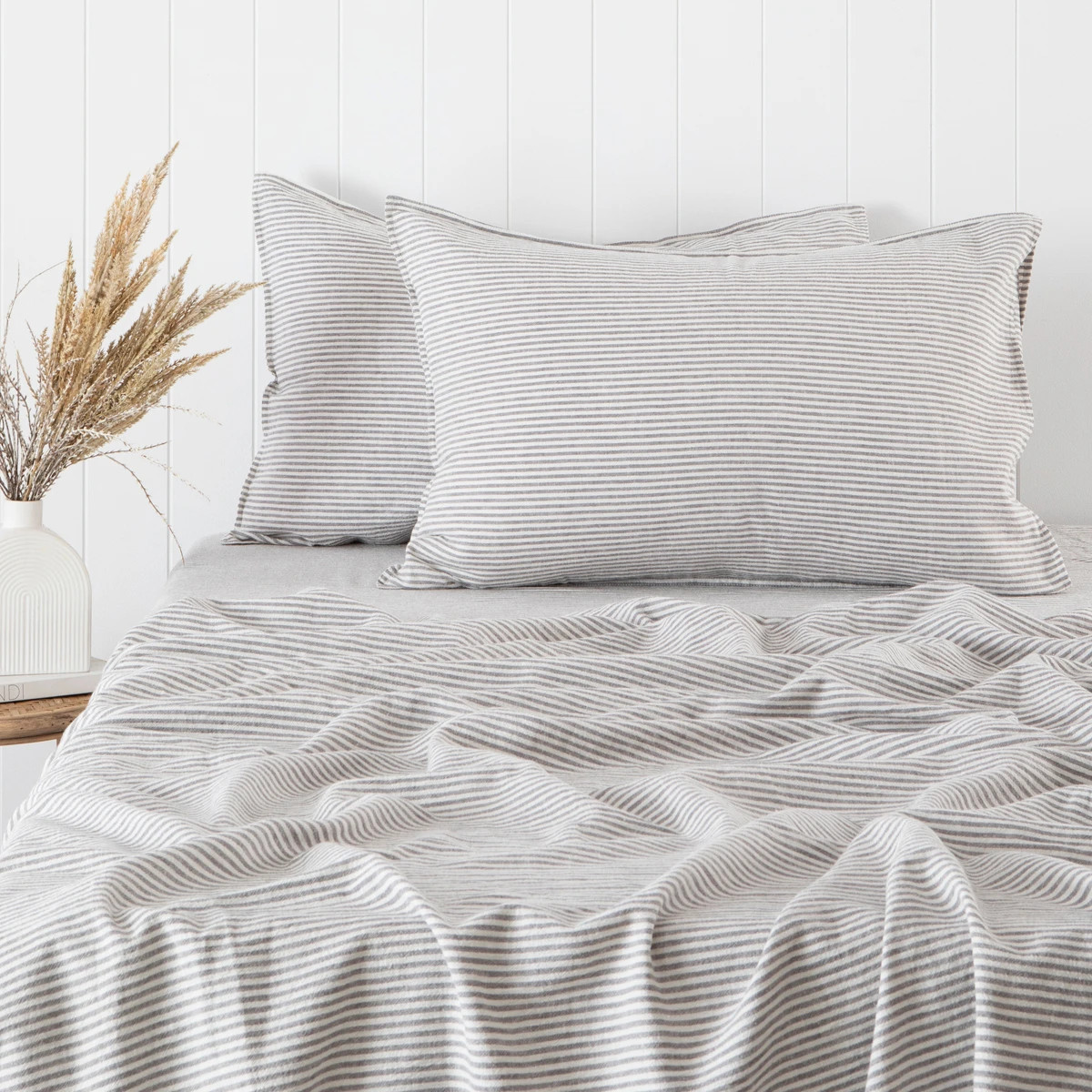 Striped Linen Cotton Sheet Set | Pillow Talk AU