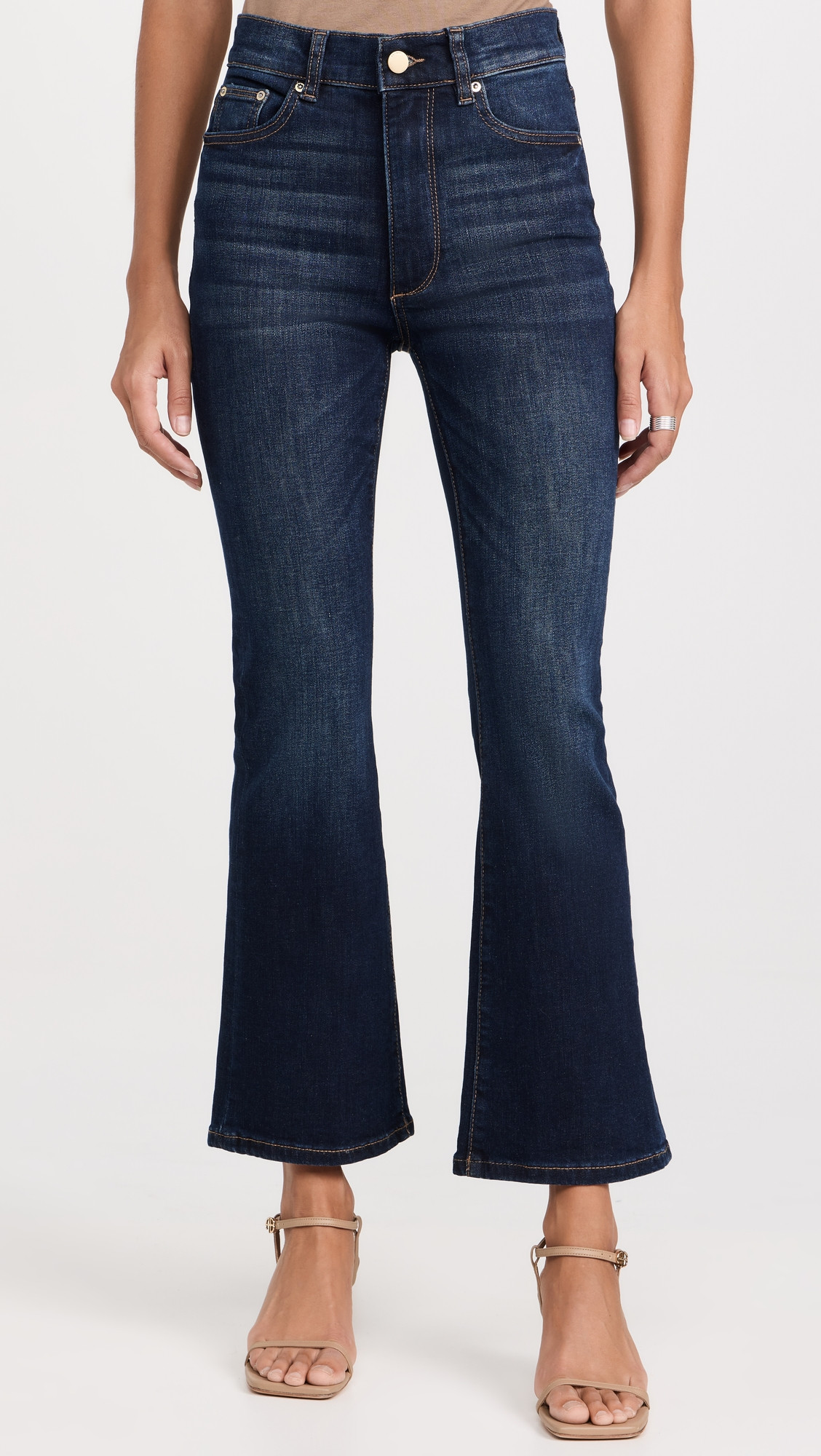 DL1961 Bridget Boot: Instasculpt Crop Jeans Thunderbird 24 | Shopbop