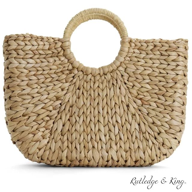 Rutledge & King Riveria Straw Basket Purse - Straw Handbag | Walmart (US)