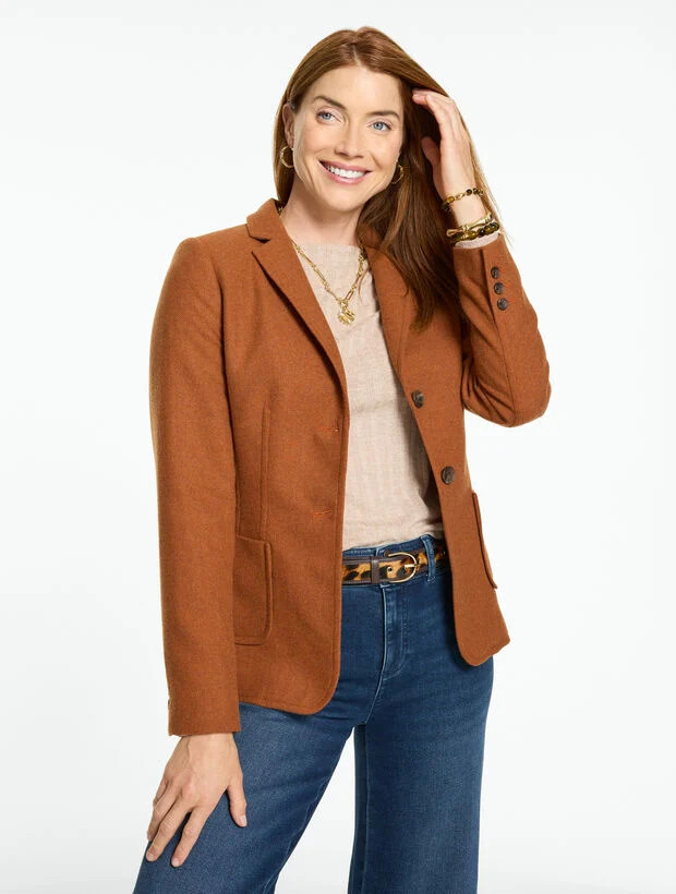 Classic Shetland Blazer | Talbots