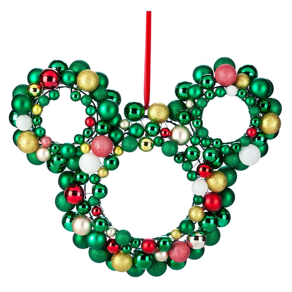 Mickey Mouse Icon Holiday Wreath | Disney Store