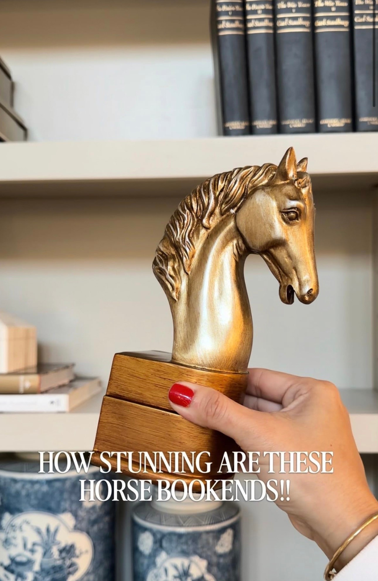 Add a touch of elegance to your bookshelf with these stunning horse bookends! Perfect for horse lovers.

Follow me at @miriamobrien_ on IG and TikTok! 

#AmazonHome #TimelessDesign #AmazonFinds #RLHome

#LTKHome #LTKOver40 #LTKSeasonal