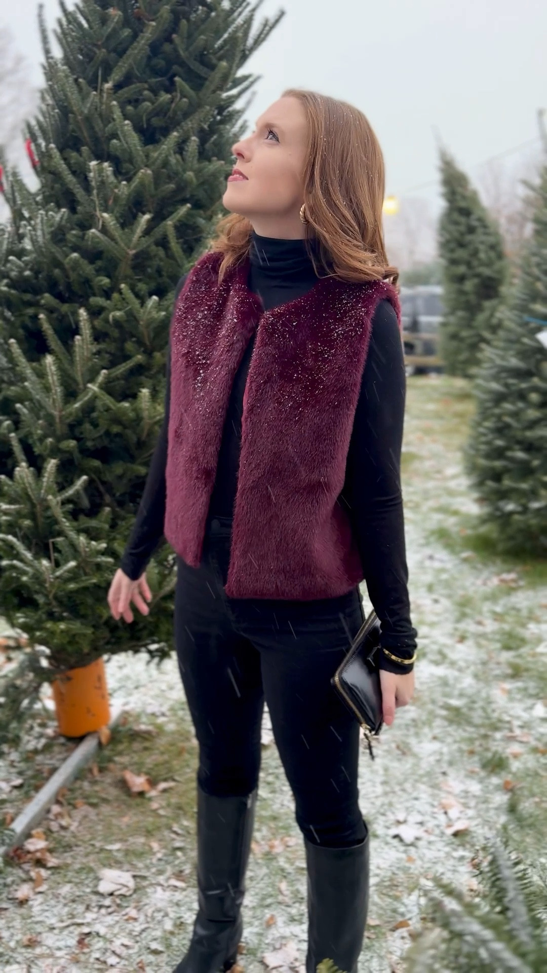 Winter outfit - this burgundy vest is fabulous!

#LTKHoliday #LTKSeasonal #LTKootd
